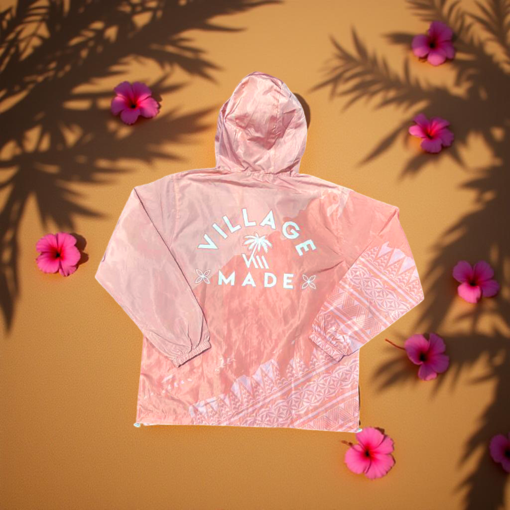 Tribal Windbreaker - Pink