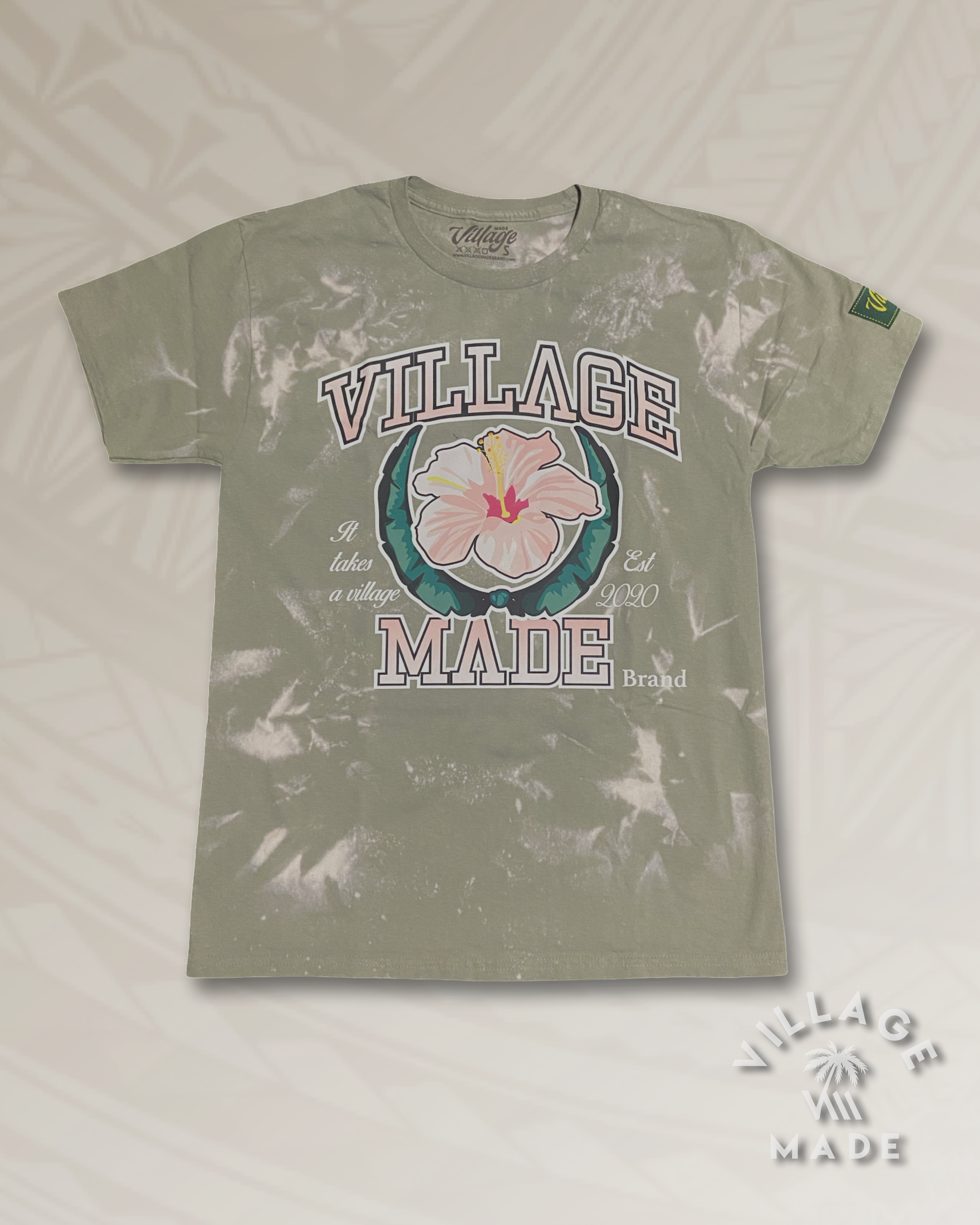 VM Hibiscus Crest - Seafoam
