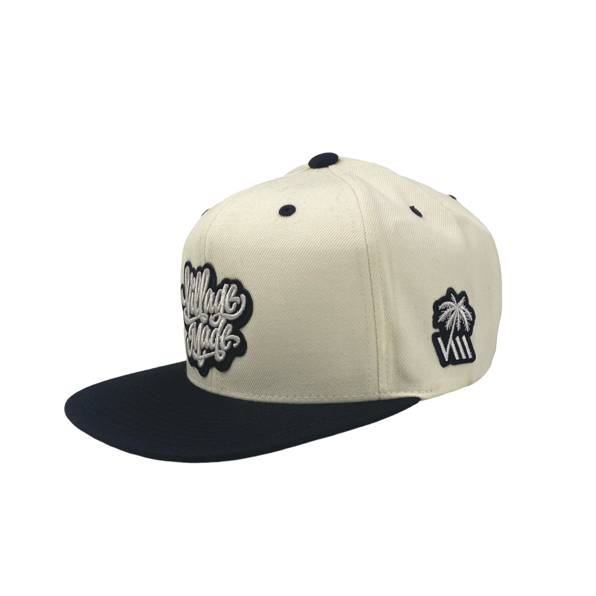 Village Made Script Black/Natural hat