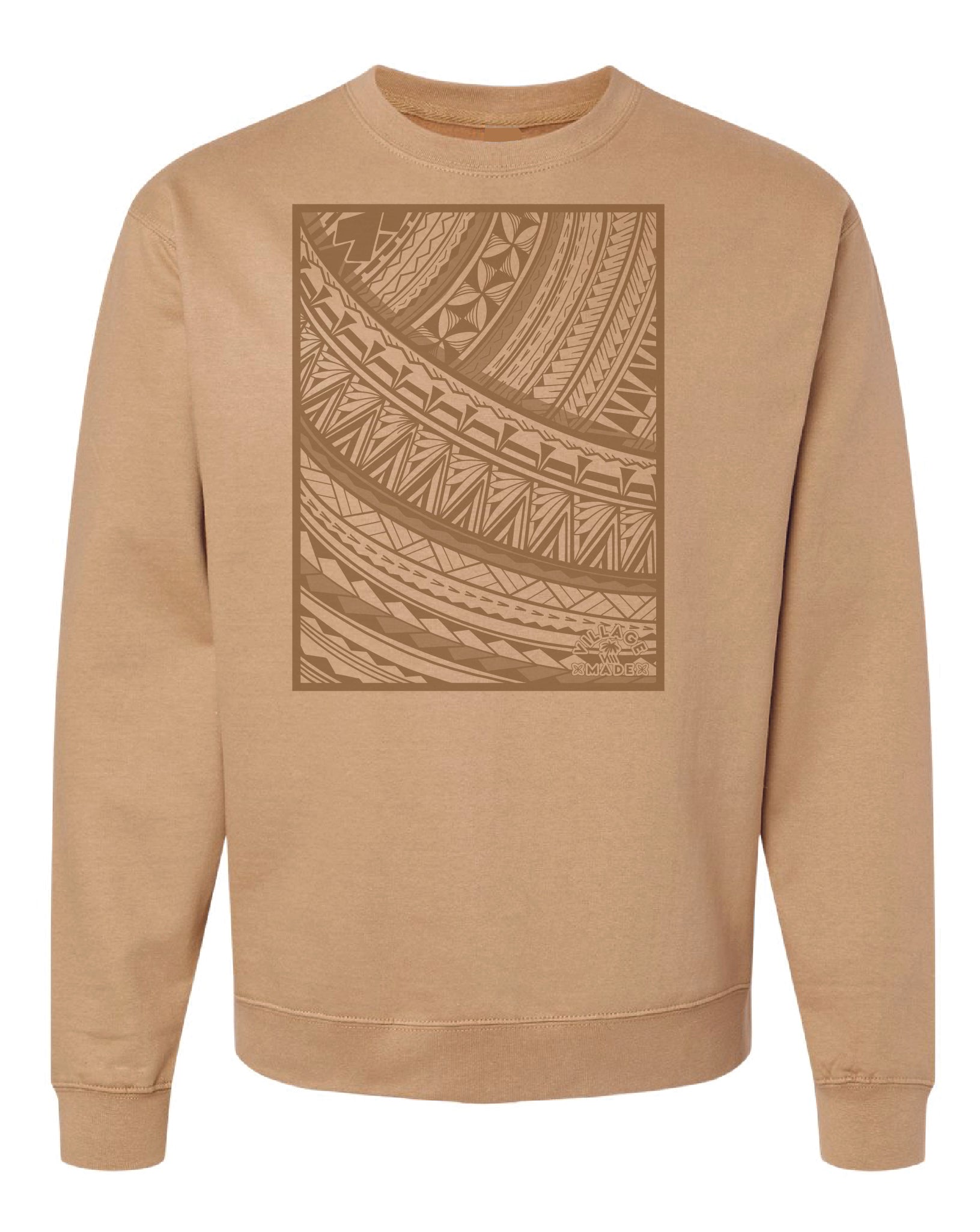 Tapa Art Sweater Sandstone