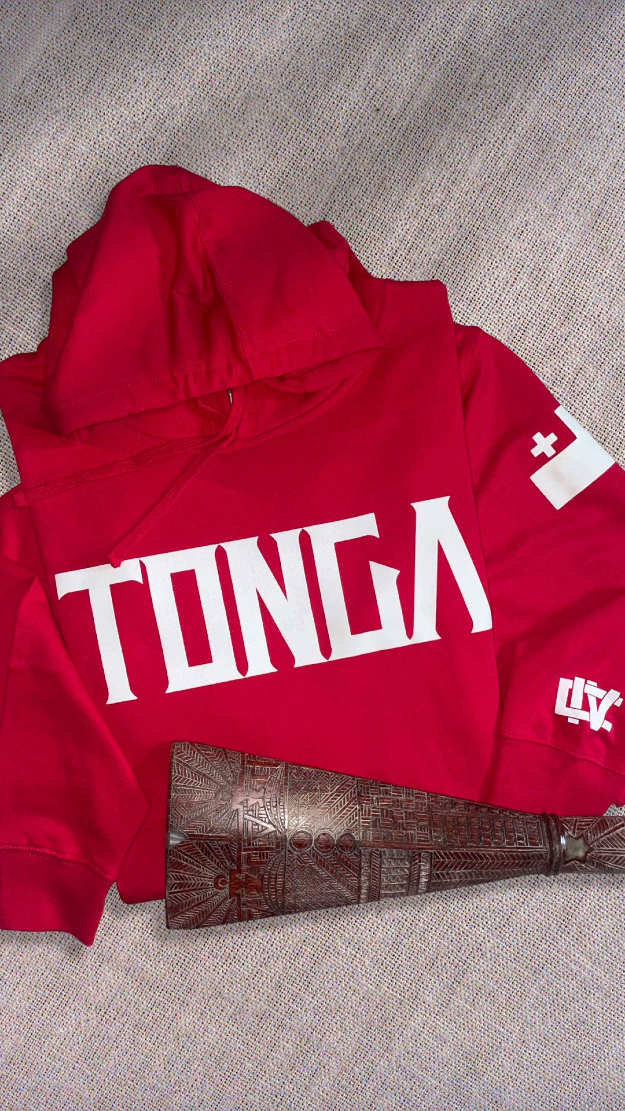 TONGV Hoodie Red