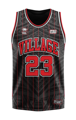 Tonga Red n Gold Jersey - Black