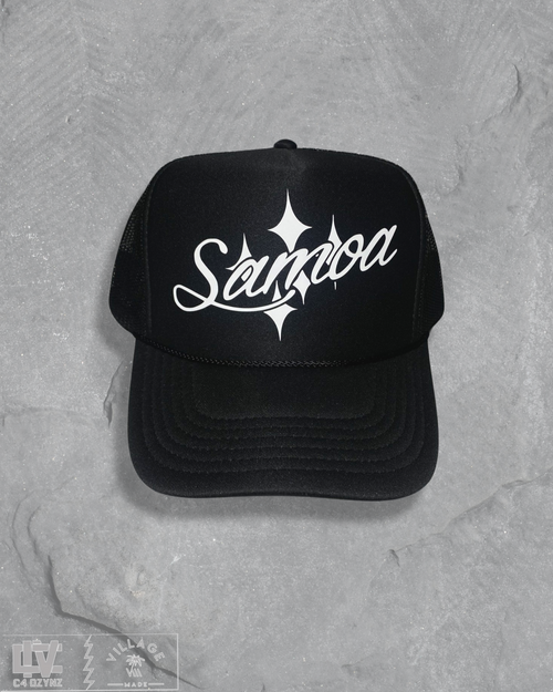 Samoa stars mesh back trucker hat
