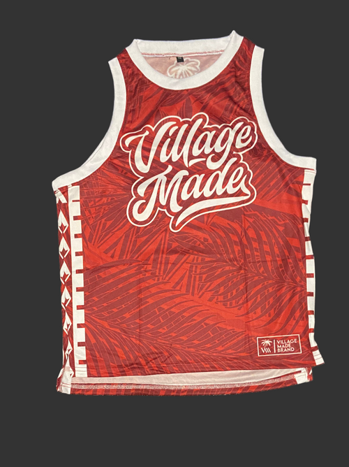 Script Jersey - Red