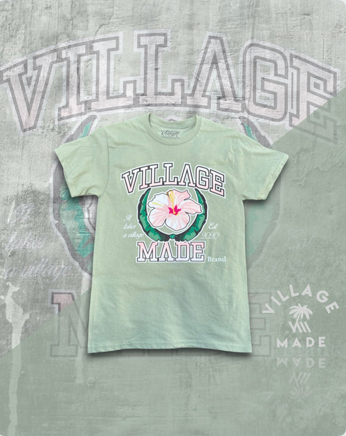 VM Hibiscus Crest - Seafoam