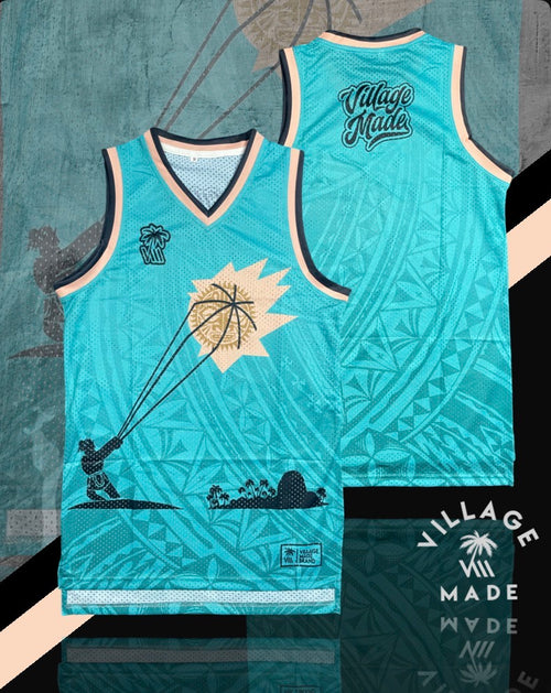Maui Sun Turquoise Jersey