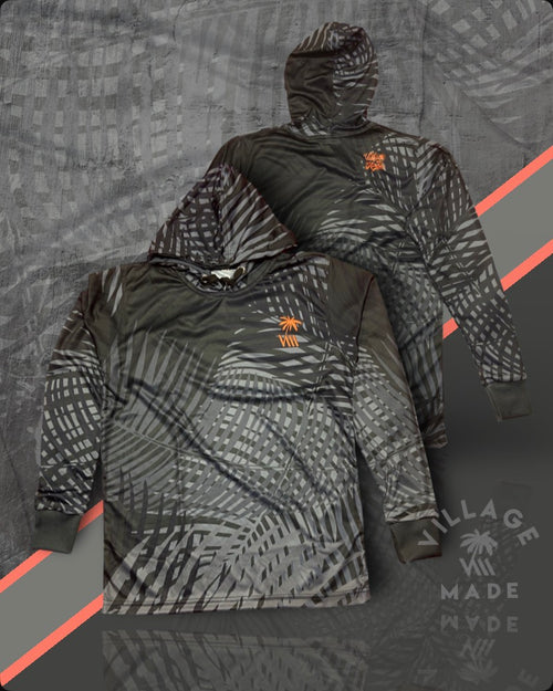 Coconut Long Sleeve Hoodie - Dark Camo