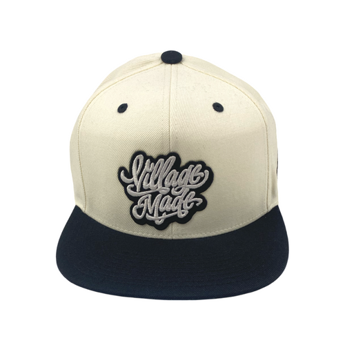 Village Made Script Black/Natural hat