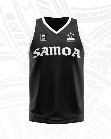 Tonga Black n White jersey