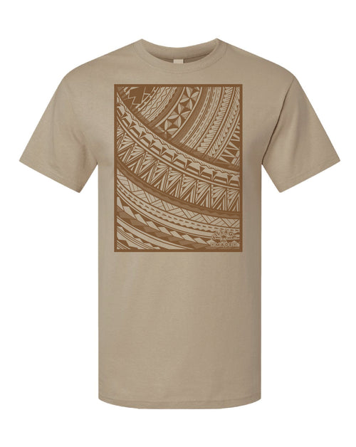 Tapa Art Tee Sand